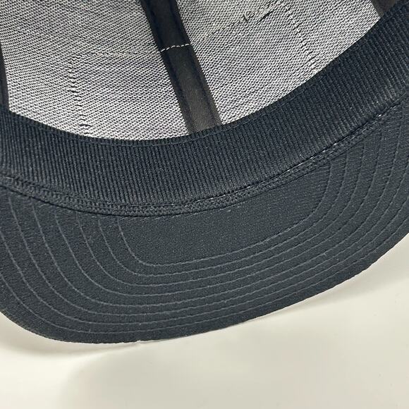 Vintage UWS Football Trucker Hat Cap Black 80s University of Wisconsin Superior - Picture 5 of 9